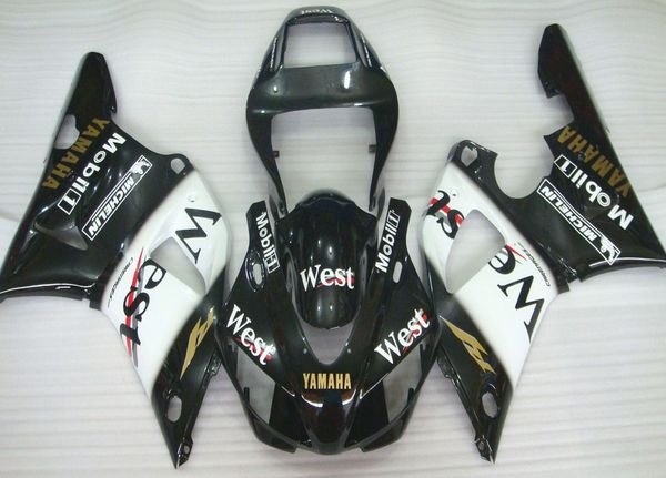 

3 gift new ab fairing kit fit for yamaha yzf r1 98 99 yzf1000 1998 1999 r1 fairing bodywork et cu tom we t