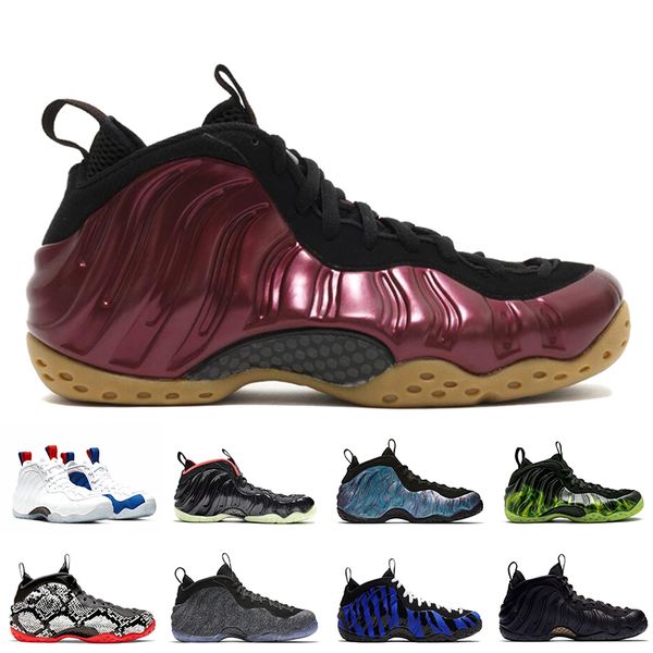 

penny hardaway basketball shoe foam posite pro galaxy pink black mens royal blue cny floral fleece habanero men sports sneakers us 7-13