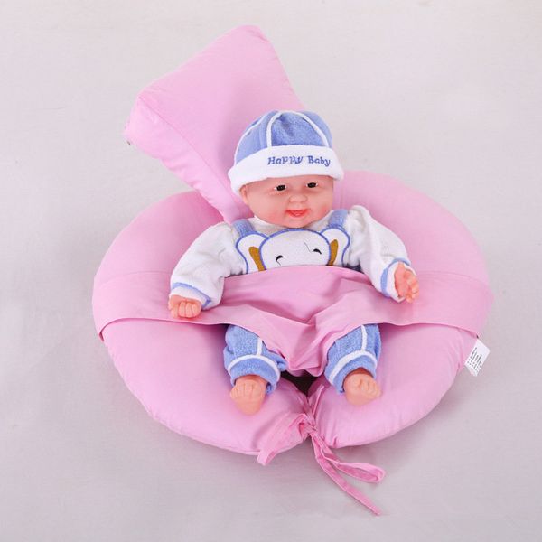 

solid u-shaped breastfeeding pillow baby learn sit cushion ,waist cushion for mummy newborn nursing pillow 6 colors baby