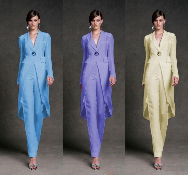 formal duster pant suits