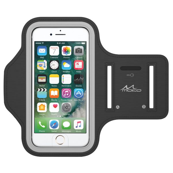 

sports armband,water resistant running case workout arm band cover for iphone 8, iphone 7,6s & more,(fits arm girth 12.6"-19.3