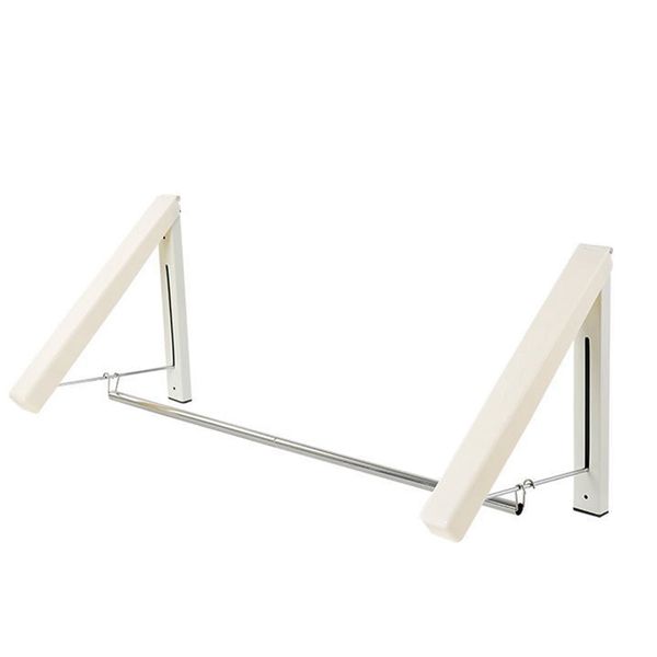 

hho-wall mounted hanger retractable indoor clothes hanger magic foldable drying rack waterproof clothes towel rack multi-purpose