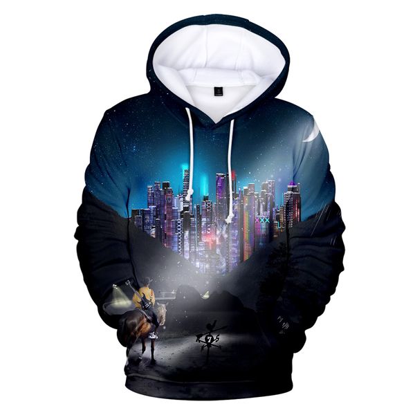 

man hoody singer lil nas x hooded sweatshirt men fashion hip hop hoodies lil nas x print pullover harajuku streetwear, Black