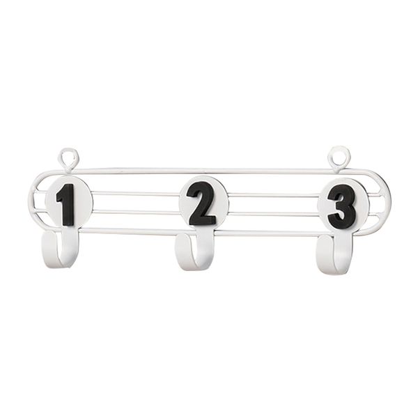 

home decor cabinet living room organizer clothes keys iron art bathroom kitchen numbers hanger multifunction wall hooks