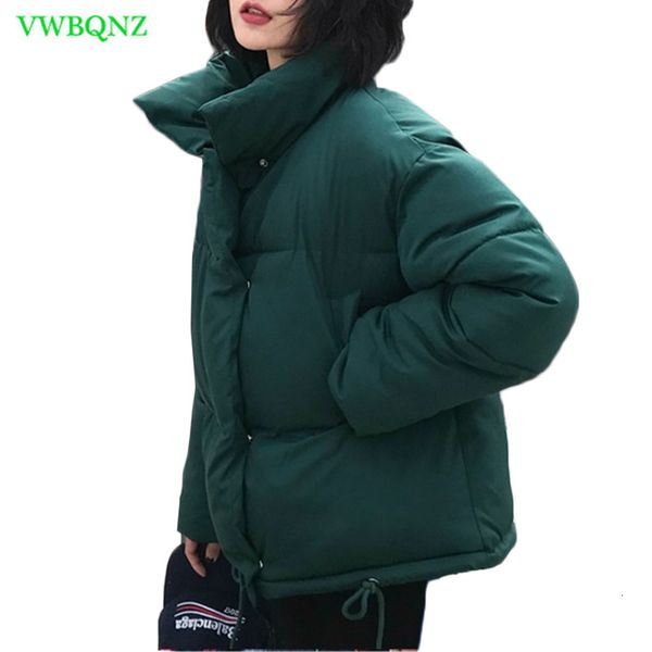 

new women winter coat female warm down cotton jacket women's korean bread service wadded jackets parkas female jacket coats a941 y19092, Black;white