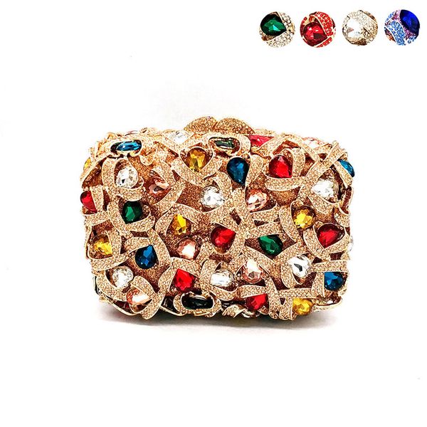 

elegant women evening party handbag big diamonds crystal clutches ladies purses bridal wedding party purses bag