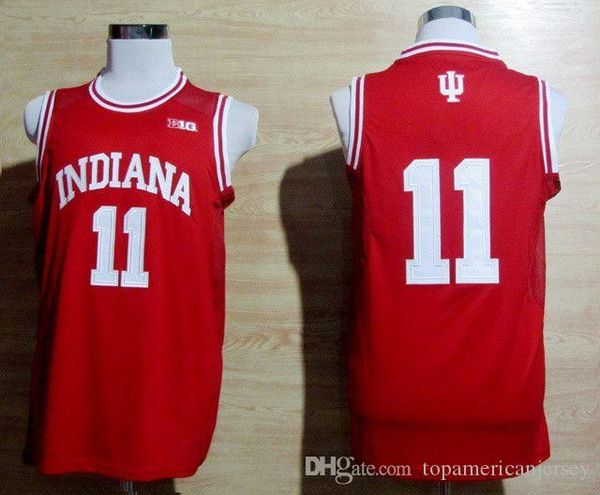 

hoosiers #11 isiah thomas retro basketball jerseys mens 100% double stitched xs-6xl vest jerseys ncaa, Black;blue