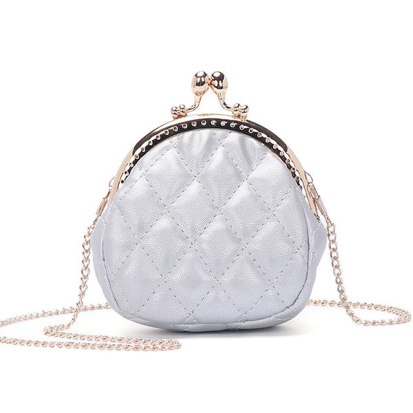 

women's mini bag 2020 new fashion summer clear pearl shell handbag crossbody elegant diamond lattice chain clip bag