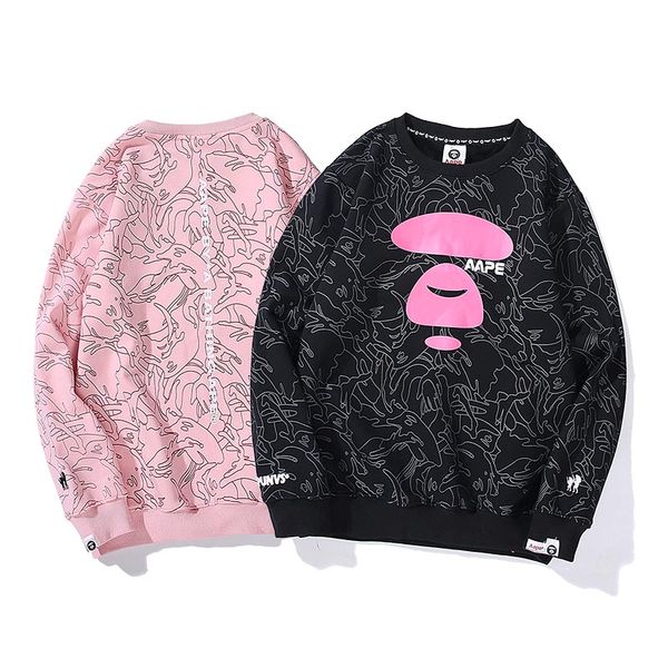 

20ss / ретро сложных полиэфиров мужские свитера итальянский вскользь золотой воздушной подушке чистка обуви limited вышивка свитер бизнес ст, White;black