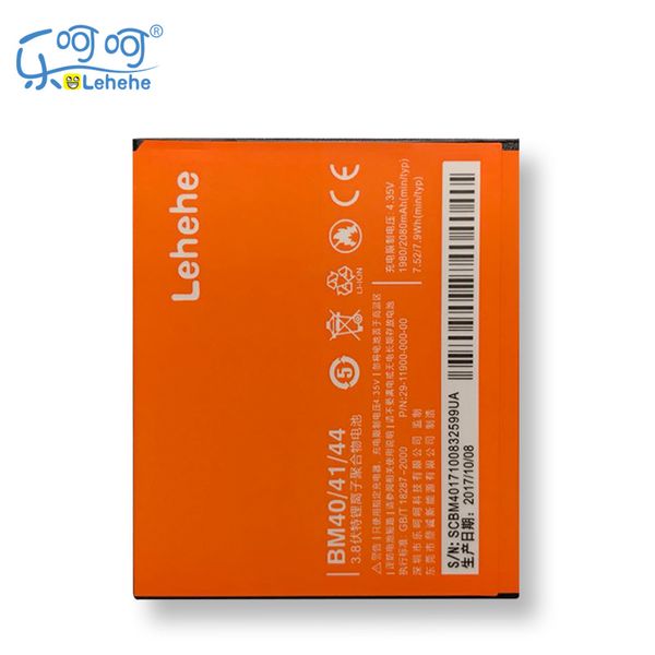 

оригинал lehehe батарея bm41 для xiaomi 2a реой 1s реой замена 2 2080mah высокого качества bateria бесплатных инструментов подарков
