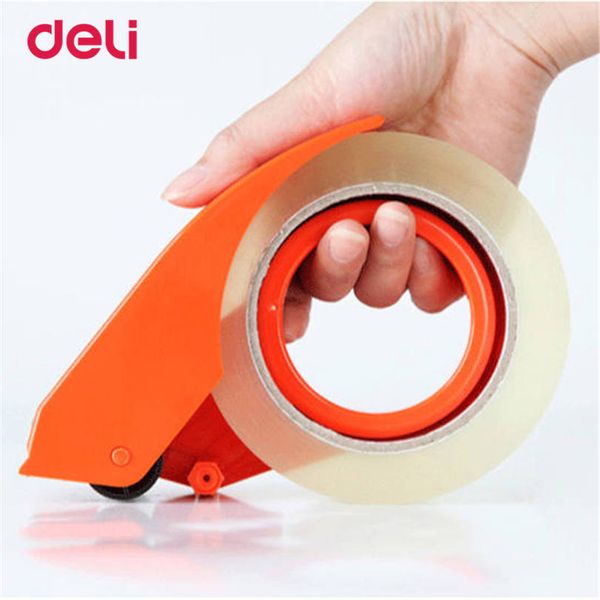 

deli profession practical plastic adhesive tape cutter tape dispenser office deskcarton supplies width less than 48 mm