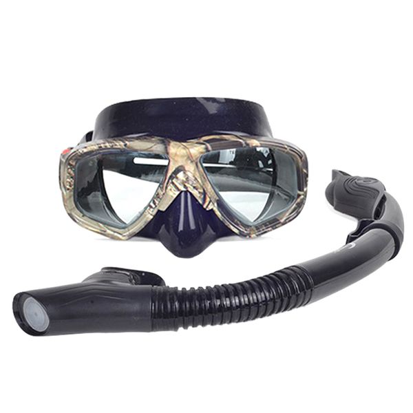 

swimming snorkel with anti-fog clear wide view goggles for summer diving hv99