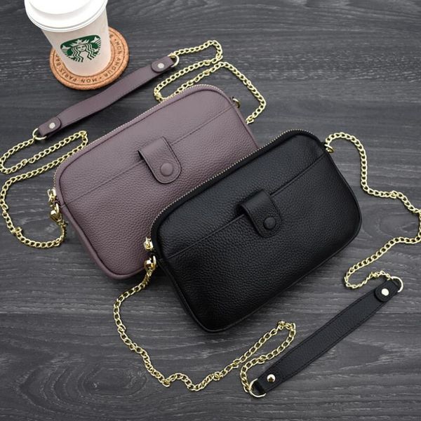 

genuine leather crossbody bags for women messenger bags small female shoulder women handbags clutch phone ladies purse bag