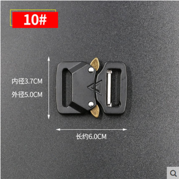 

metal tactical belt buckle accessories multi-functional outdoor bags backpack buckle training tooling multi-functiona, Black;gray