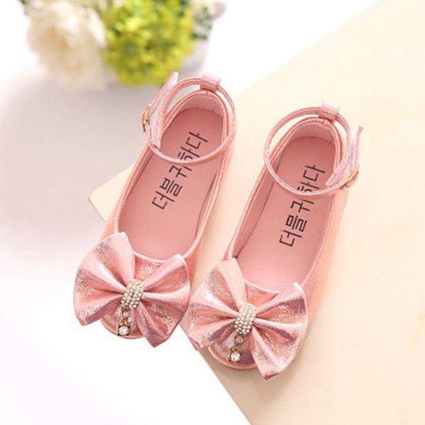 

fashion girl shoes party wedding rhinestone baby leather shoes bow kids for girl princess chaussure fille mariage tx361, Black;grey
