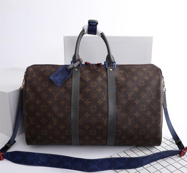 

A2019 new fa hion men and women travel bag duffel bag brand de igner luggage large capacity port bag 45 27 20cm