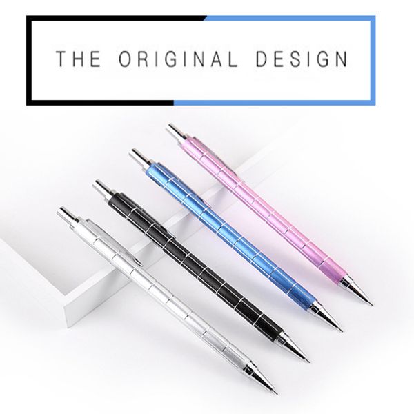 

8/12 шт. / лот цветные 0.5 / 0.7 мм автоматические карандаши механический карандаш для студентов, изучающих письменные принадлежности, Blue;orange