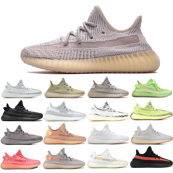

new arrival kanye west gid glow black static reflective beluga 2.0 zebra cream runner wave casual shoes antlia synth mens womens sneakers
