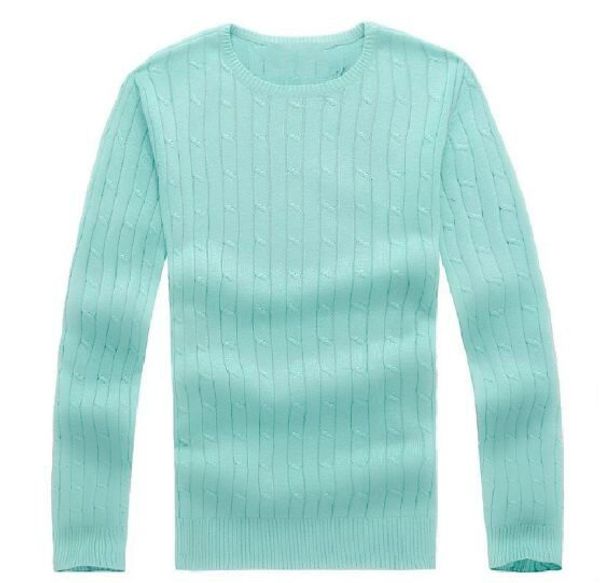 

new small horse polo brand men's twist sweater knit cotton sweater jumper pullover rlm25 sweater designer, White;black