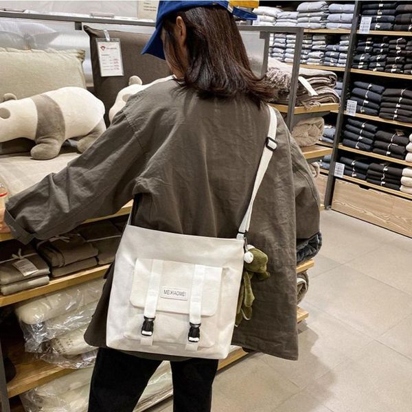 

casual canvas bags classic messenger tote bag large capacity single shoulder bag