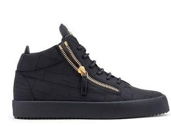 

Zanotti 2019 new for men party de igner neaker lover genuine leather high tudded pike ca ual flat red bottom luxury hoe