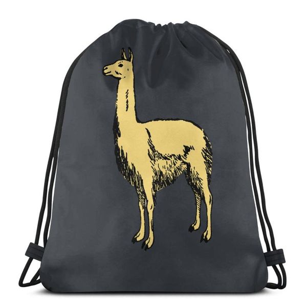 

llama drawstring bags gym bag
