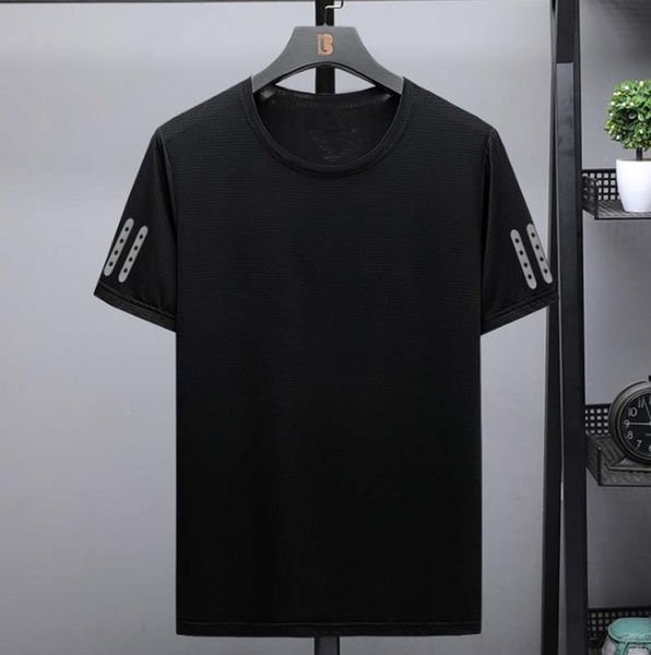 

men new outdoor fashion sports fitness clothes man running casual clothes summer jogging shirt fitness training basketball sports, White;black