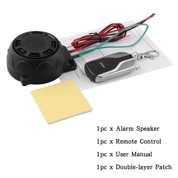 

motorcycle anti-theft alarm 12v universal accessories protector motor remote control engine starter car