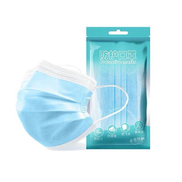 

mens 2020 luxury designer clothes masks disposable 3 layers dustproof mask facial protective cover masks set anti-dust mask ship
