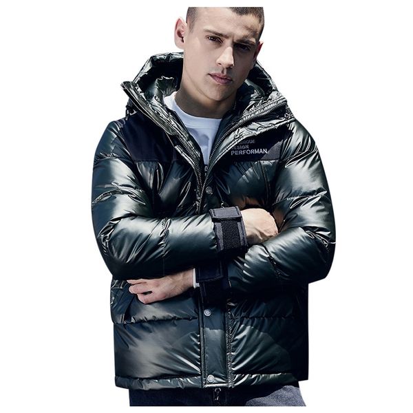 

мужские новые зимние куртки parka осень зима теплая outwear тонкий пальто повседневный ветровка мужская куртки l-3xl, Black