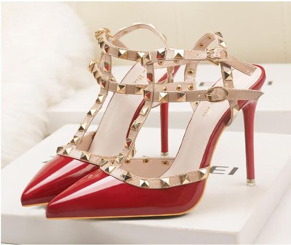 

Плюс: 34-39 Stiletto 2019 Мода 8 см тонкий высокий каблук блестки ну вечеринку обувь женщин