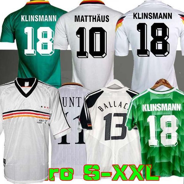 

world cup 1990 1994 1988 germany retro littbarski ballack soccer jersey klinsmann matthias 1998 2014 shirts kalkbrenner jersey 1996 2004, Black;yellow