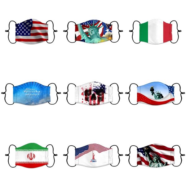 

designer face masks reusable washable dust masks carbon filter protective reuseable individual package anti dust cotton fack mask in stoc #9