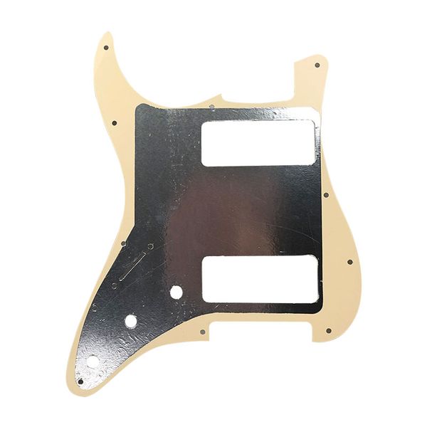 

pleroo guitar parts for us 11 mounting screw hole standard st 2-p90 stratocaster hh humbucker guitar pickguard