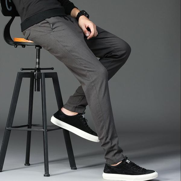 

2019 breathable men joggers pants trousers sweatpants skinny active pencil pants casual fashion slim fit trousers track pant, Black