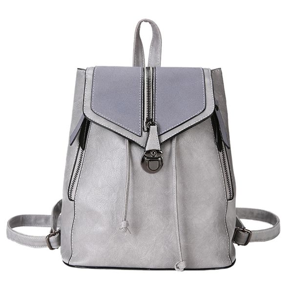 

designer-luxurious women backpacks matte leather multifunctional shoulder bag female girls backpack retro schoolbag