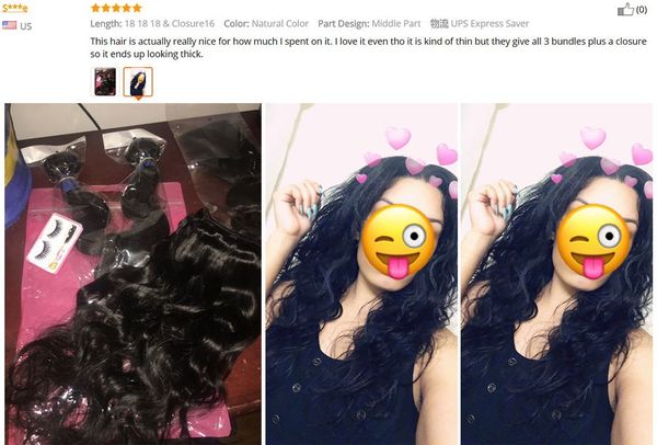Abijale Body Wave Bundles With Closure Brazilian Hair Weave