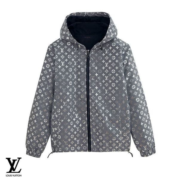 

mens designer jacket hooded spring autumn zipper windbreaker loose star print for men and women coat letters reflective jacket sizeh8, Black;brown