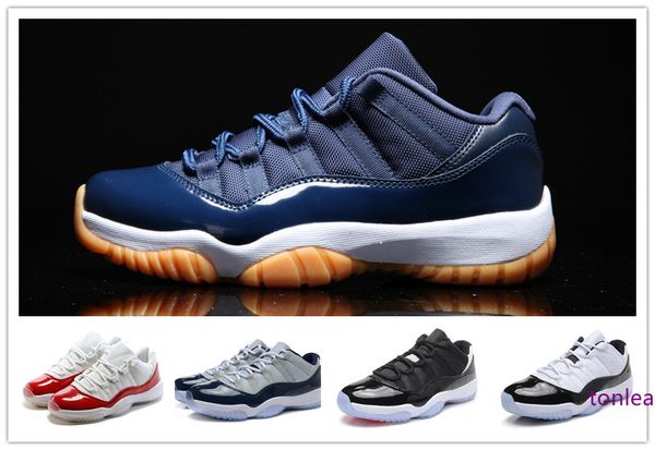 

classic 11 varsity red low bred white gum navy blue infrared 23 georgetown concord xi advanced quality version sizes us5.5-13