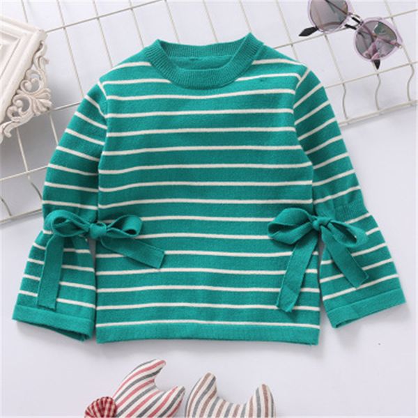 2018 Autumn Winter Baby Girls Sweaters Knit Pullover Bow Striped Children Toddler Girls Sweater Basic Tops Aa3298 Easy Baby Sweater Knitting Pattern 2018 Autumn Winter Baby Girls Sweaters Knit Pullover Bow Striped Children Toddler Girls Sweater Basic Tops Aa3298 Easy Baby Sweater Knitting Pattern