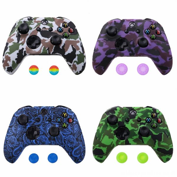 

uwmdb рукав камуфляж силиконовый защитный чехол резиновая крышка камуфляжная кожа xbox one x s контроллер протектор