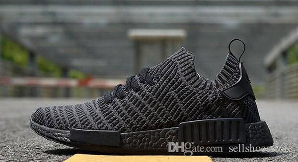 

clearance women and men nmdr1 stlt primeknit shoes runner shoes r1og sneakers sport shoes with box
