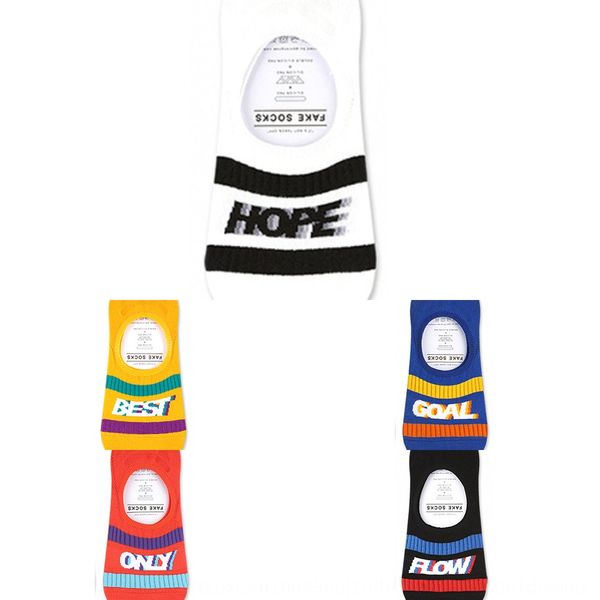 

english letters sports shallow silica gel silica gel invisible female socks gg independent packaging heel silicone anti-skid, Pink;yellow