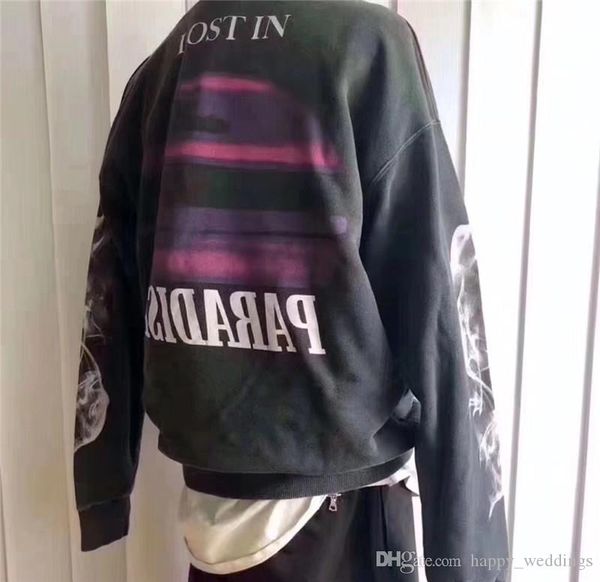 

askyurself sweatshirts men women 1a:1 fashion casual washed do old askyurself hoodie pullovers, Black