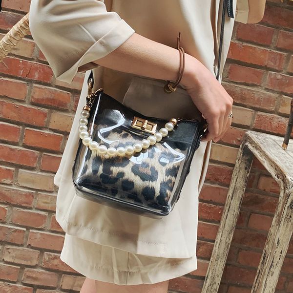 

xiniu ретро pearl кожа leopard crossbody сумка для женщин 2019 пляж водонепроницаемый сумка сумки повседневная женская сумка очистить