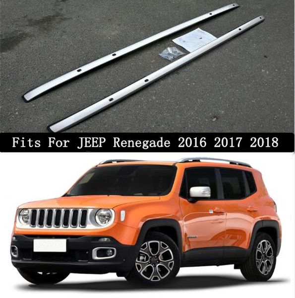 

jinghang aluminium alloy car roof rails rack baggage luggage carrier bars fit for jeep renegade 2016 2017 2018