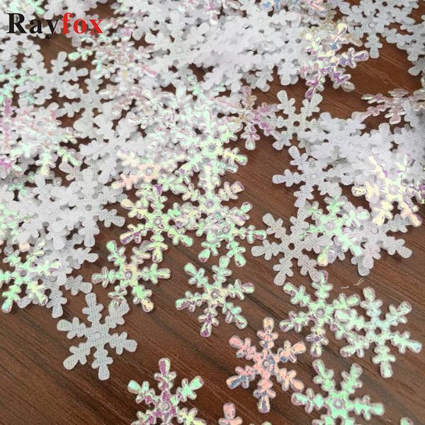 

300pcs 3cm snowflake christmas decoration for home christmas ornament the festive atmosphere 2019 xmas party crafting decorating
