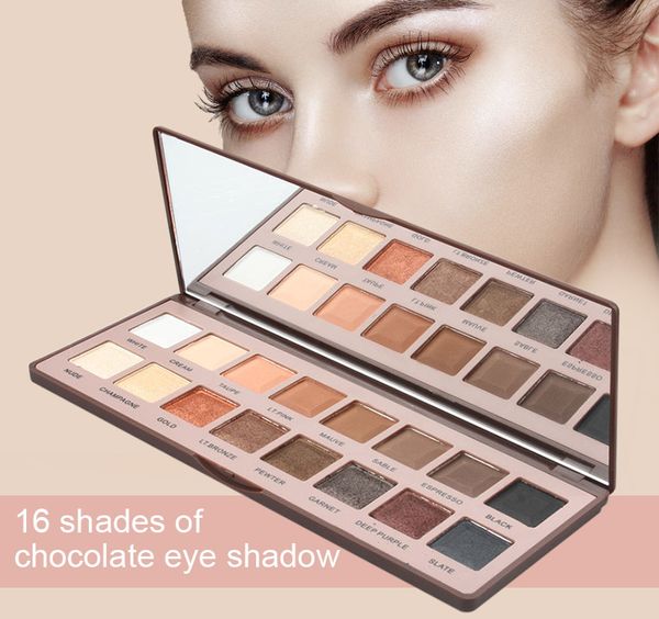 

eyeshadow palette 16 colors long lasting makeup cosmetics glitter matte for women cun 668