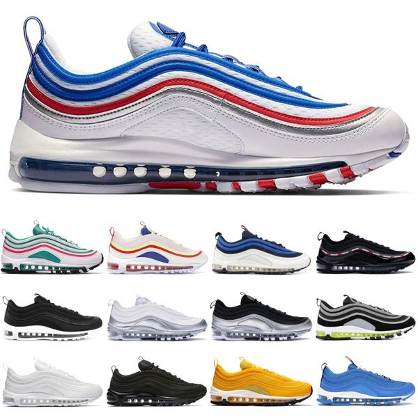 

2019 og game royal designer shoes тройной черный белый south beach silver bullet кроссовки pull tab мужская женская обувь размер 36-45