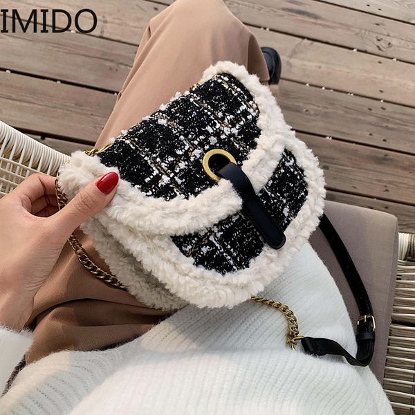 

winter atmosphere fashion small bags female 2019 popular new wave wild crossbody pouch fashion saddle bag winter must-have